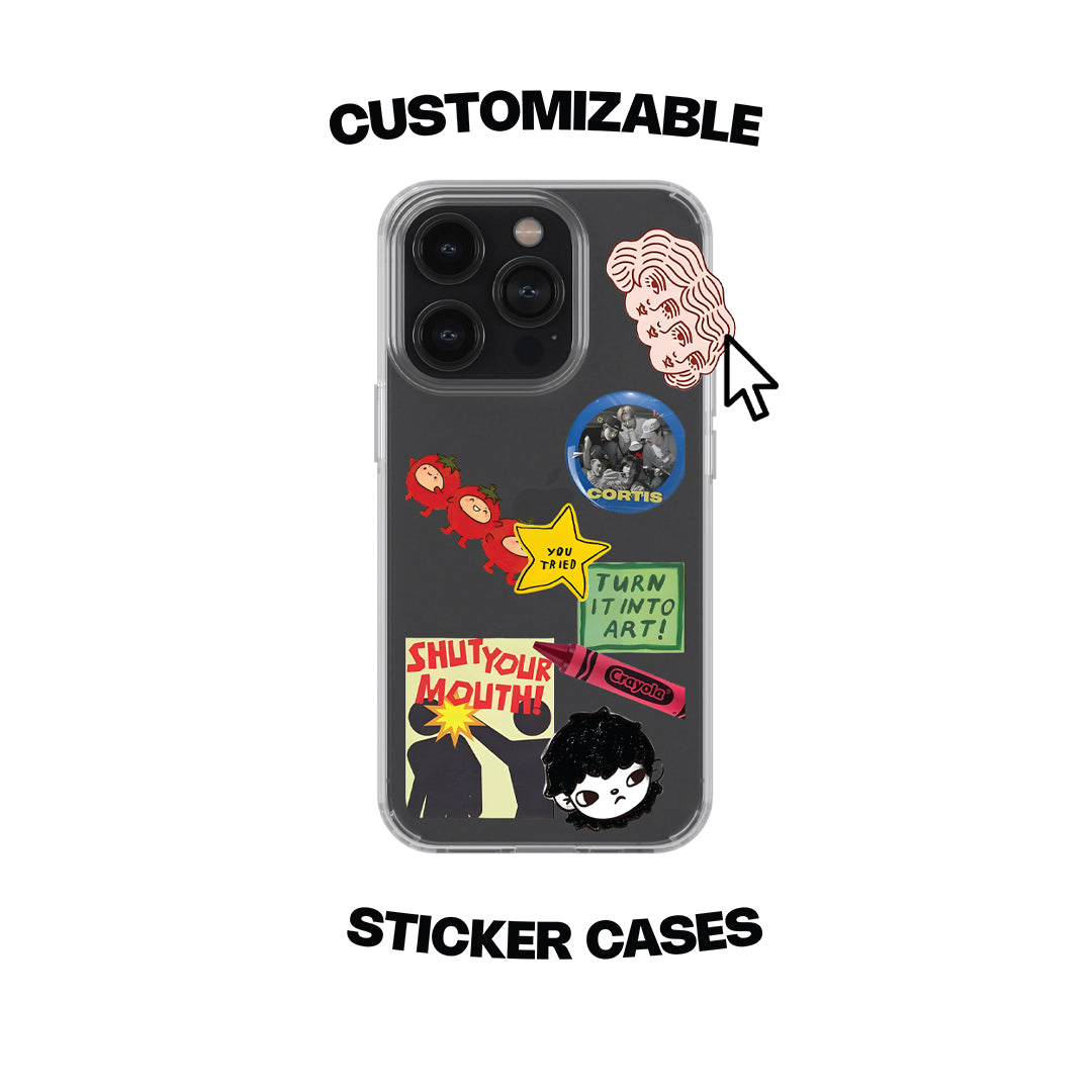 Customizable Silicone Sticker Case Customizable Silicone Sticker Case