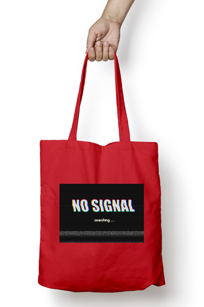 No Signal Abstract Tote Bag - Aesthetic Phone Cases - Culltique