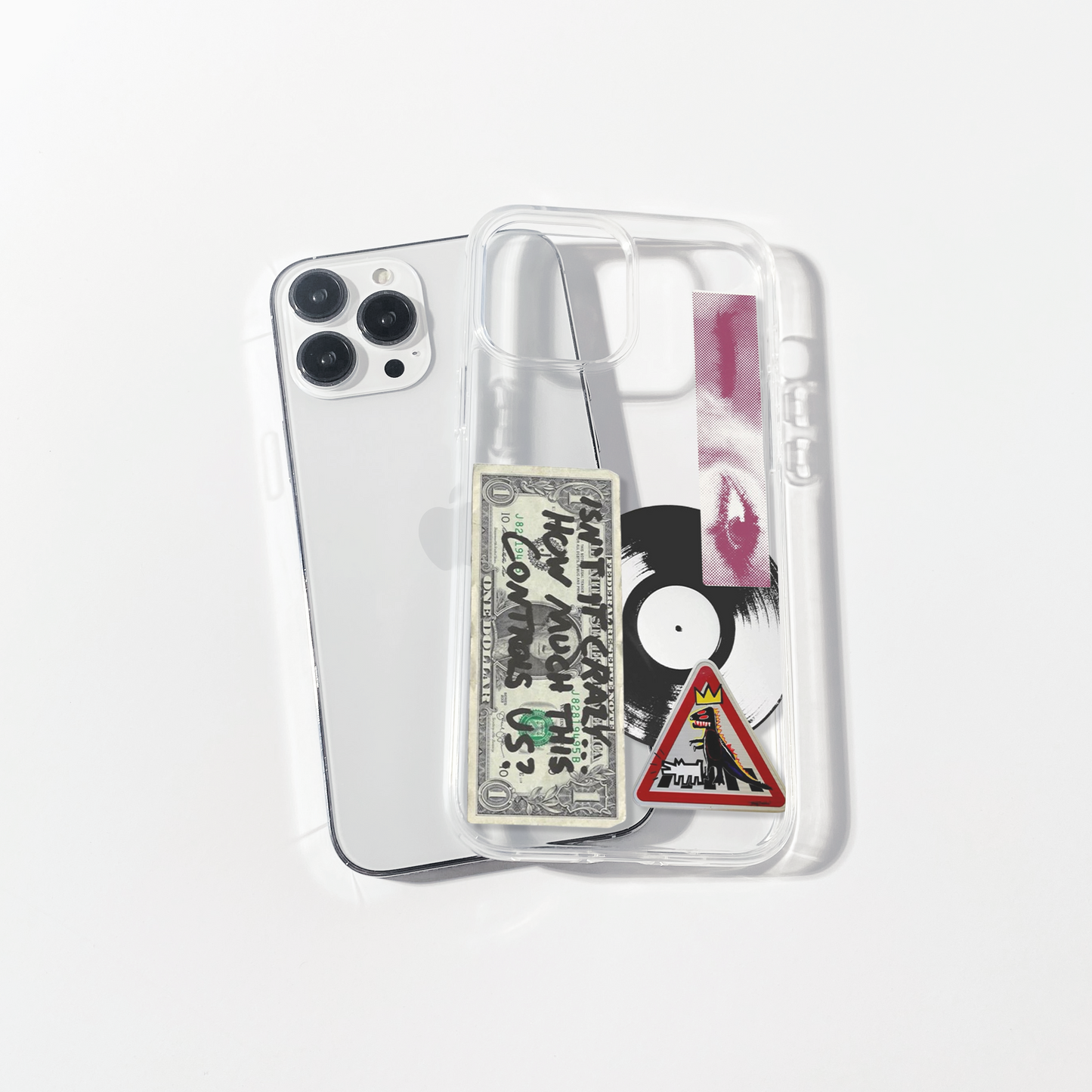World Order Silicone Clear Case