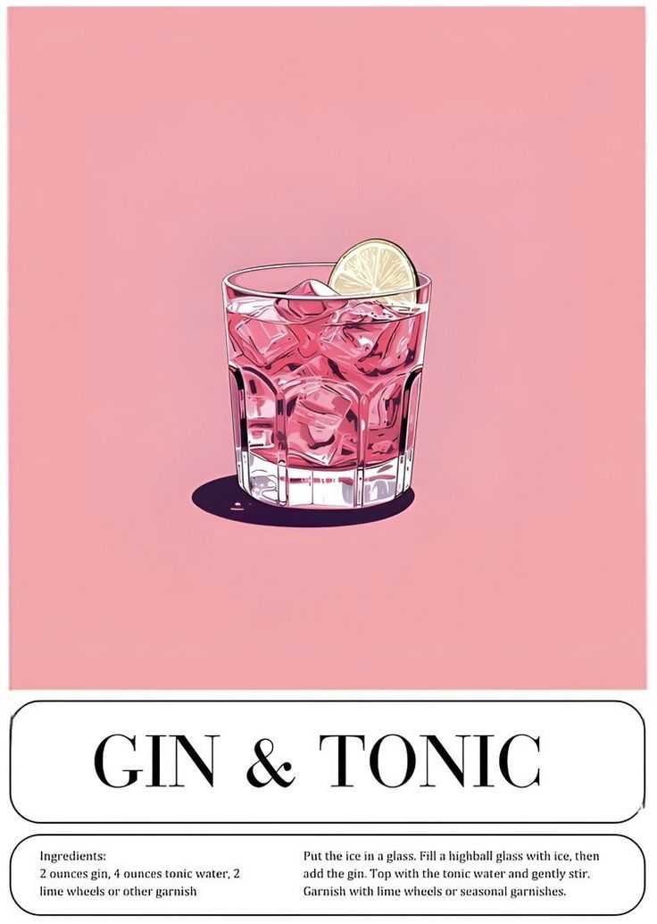 Gin & Tonic Abstract Tote Bag - Aesthetic Phone Cases - Culltique