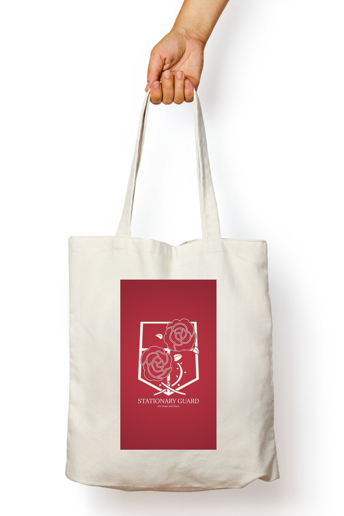 AOT Stationary Guard Tote Bag - Aesthetic Phone Cases - Culltique