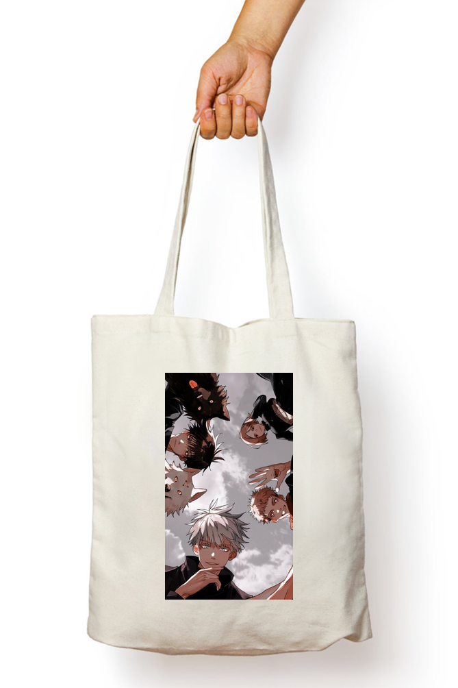 Jujutsu Kaisen Gang Tote Bag - Aesthetic Phone Cases - Culltique
