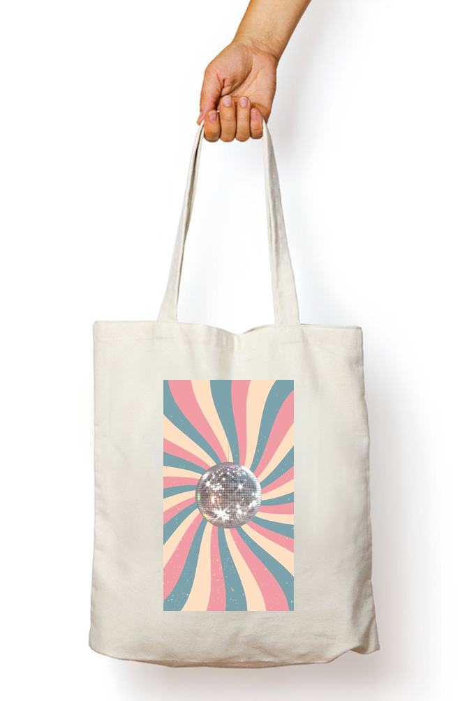Disco Glam Sparkle Tote Bag - Aesthetic Phone Cases - Culltique