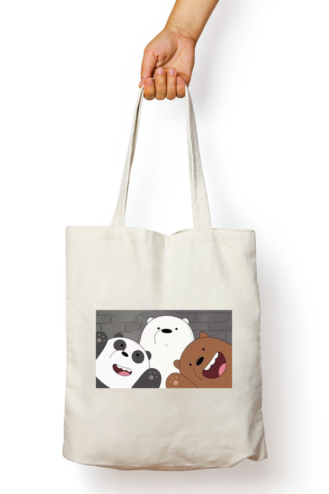 Three Bears Trio Anime Tote Bag - Aesthetic Phone Cases - Culltique