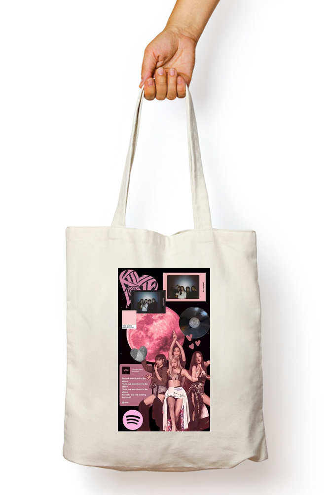 BLACKPINK Black & Pink Chic Kpop Tote Bag - Aesthetic Phone Cases - Culltique