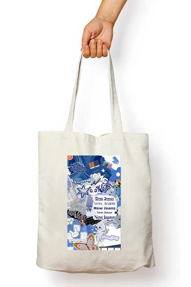 New Jeans K-Pop Journal Tote Bag - Aesthetic Phone Cases - Culltique