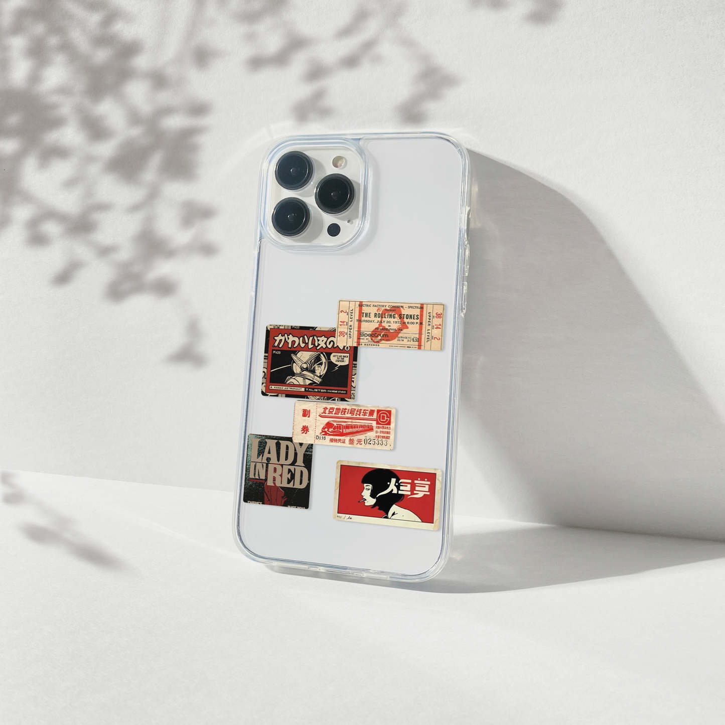 Rolling Stones Aesthetic Silicone Clear Case