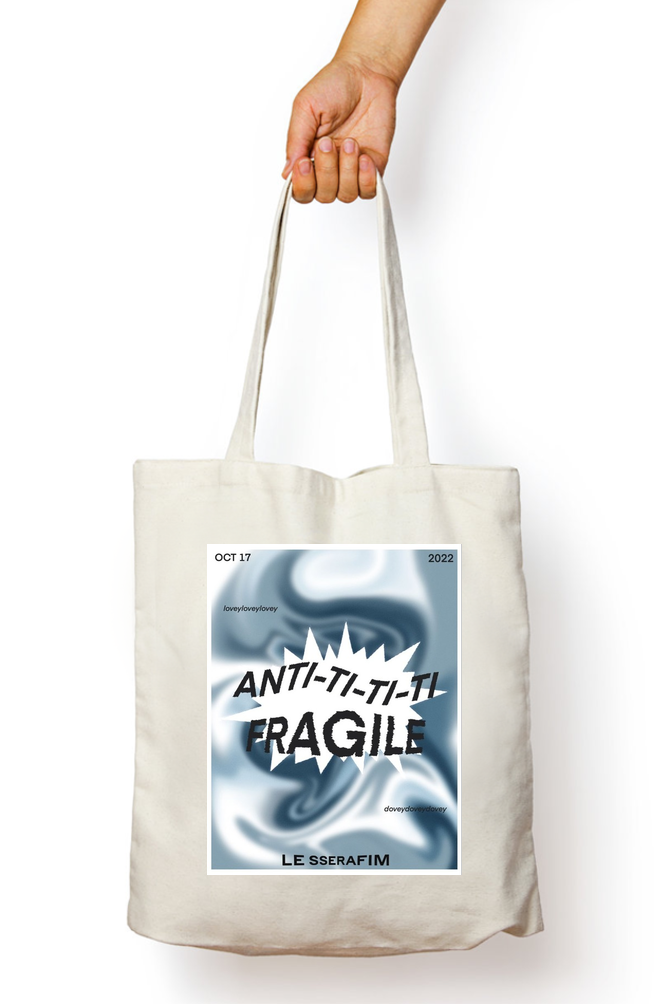 Le Sserafim Anti Fragile Tote Bag - Aesthetic Phone Cases - Culltique