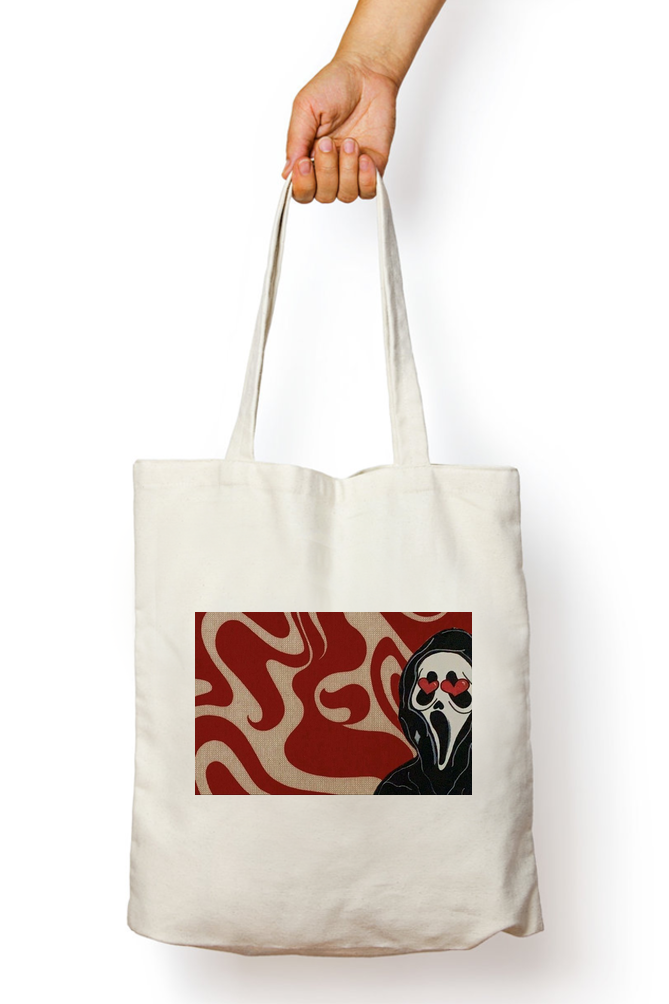 Scream Heart Eyes Tote Bag - Aesthetic Phone Cases - Culltique