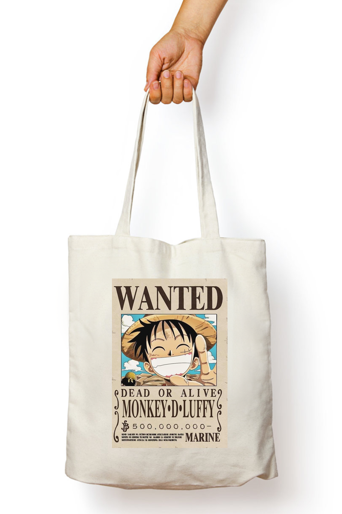 One Piece Monkey D. Luffy Bounty Tote Bag - Aesthetic Phone Cases - Culltique