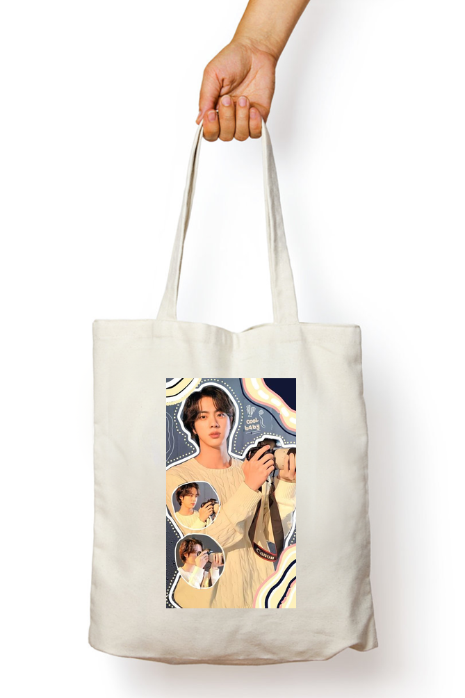 BTS Jin Kpop Tote Bag - Aesthetic Phone Cases - Culltique