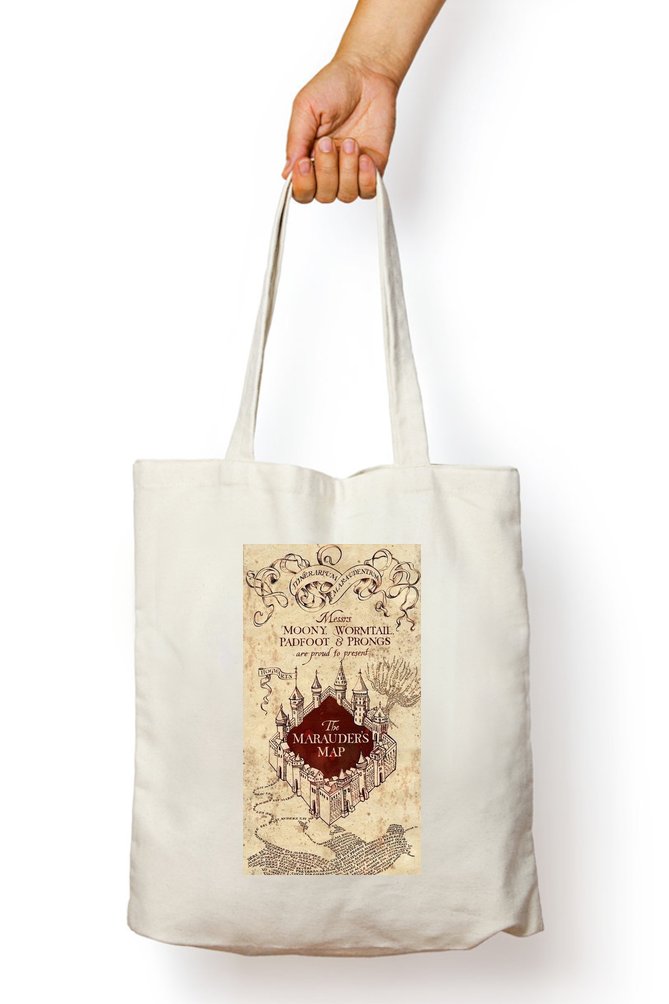Harry Potter Marauders Map Tote Bag - Aesthetic Phone Cases - Culltique