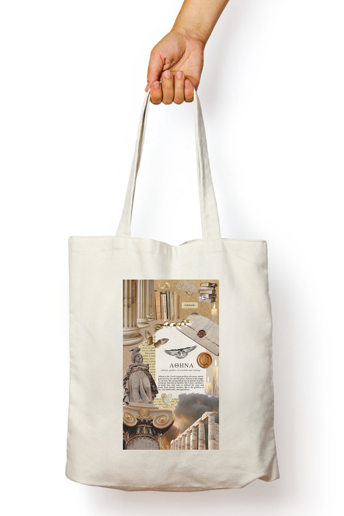 Athena's Wisdom Abstract Tote - Aesthetic Phone Cases - Culltique