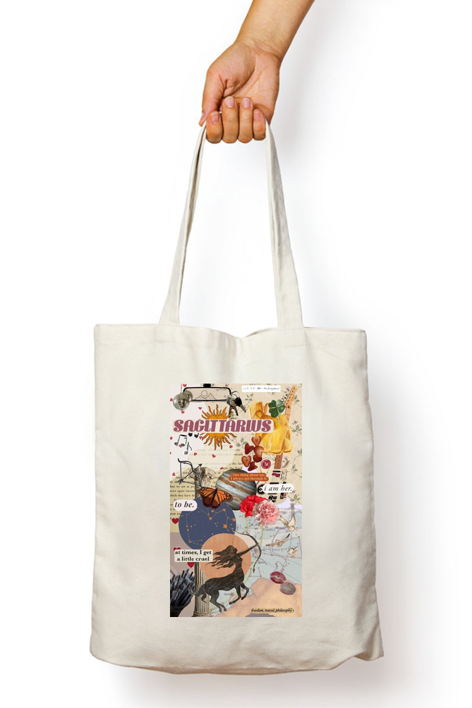 Sagittarius Zodiac Tote Bag - Aesthetic Phone Cases - Culltique