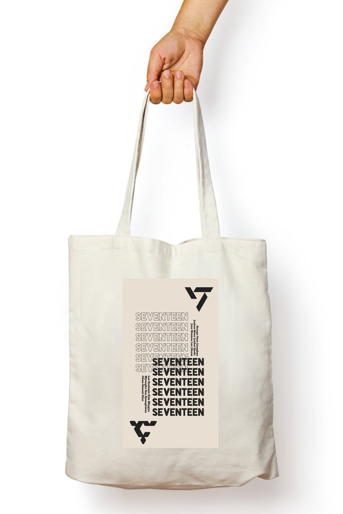 Seventeen Emblem Kpop Tote Bag - Aesthetic Phone Cases - Culltique
