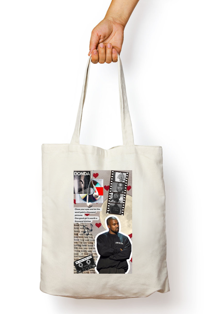 Kanye West Inspired Tote Bag - Aesthetic Phone Cases - Culltique