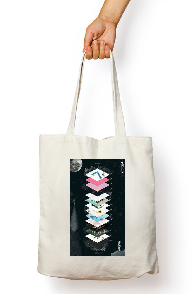 BTS Album Stack Kpop Tote Bag - Aesthetic Phone Cases - Culltique