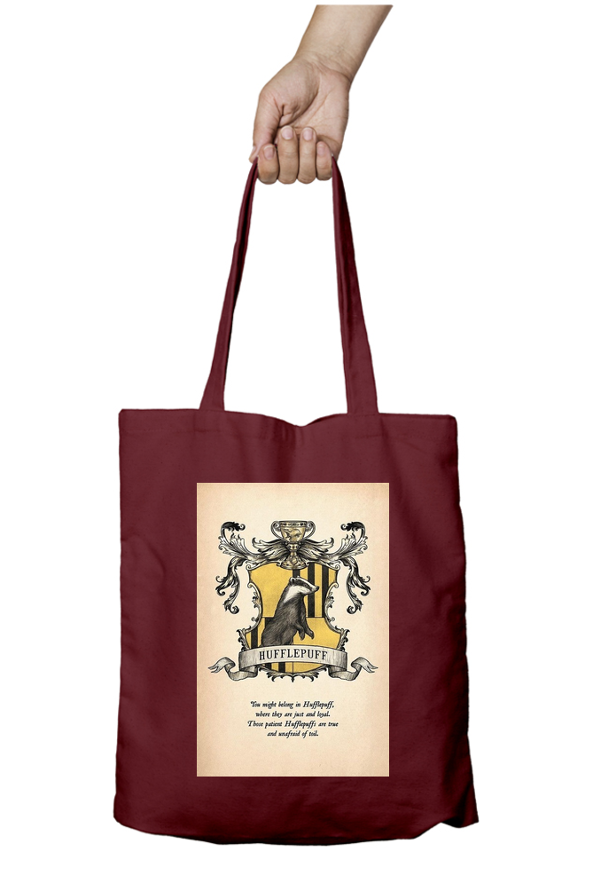 Harry Potter Hufflepuff Sigil Tote Bag - Aesthetic Phone Cases - Culltique