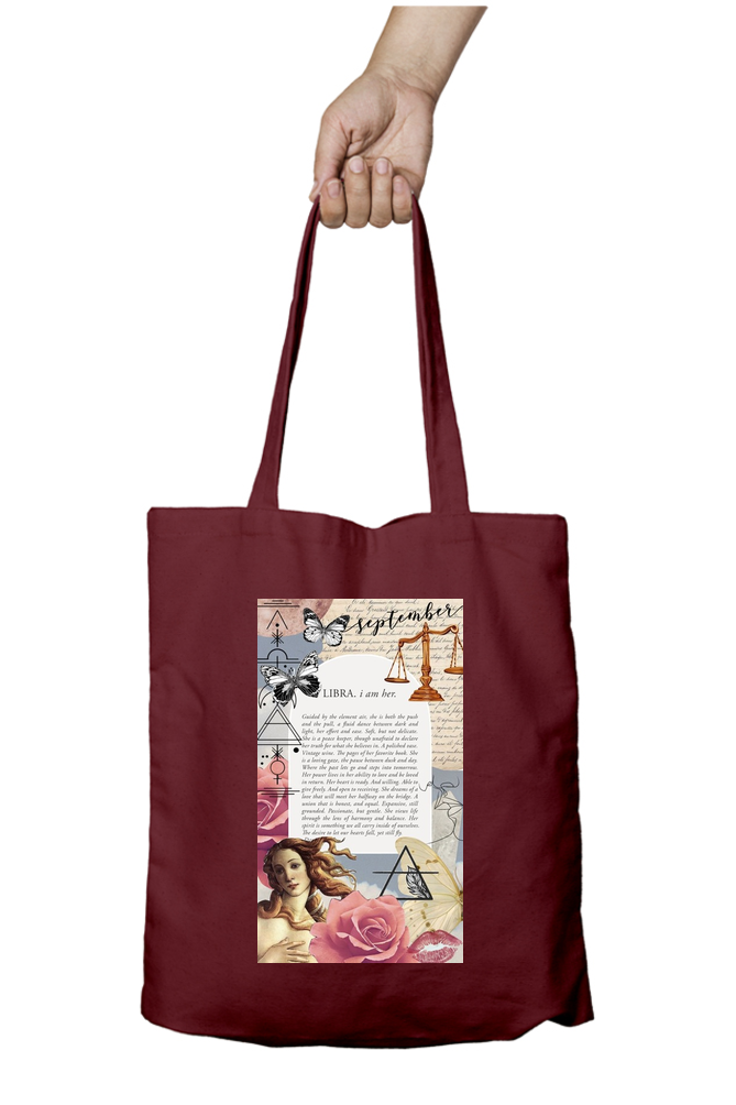 Libra Zodiac Tote Bag - Aesthetic Phone Cases - Culltique