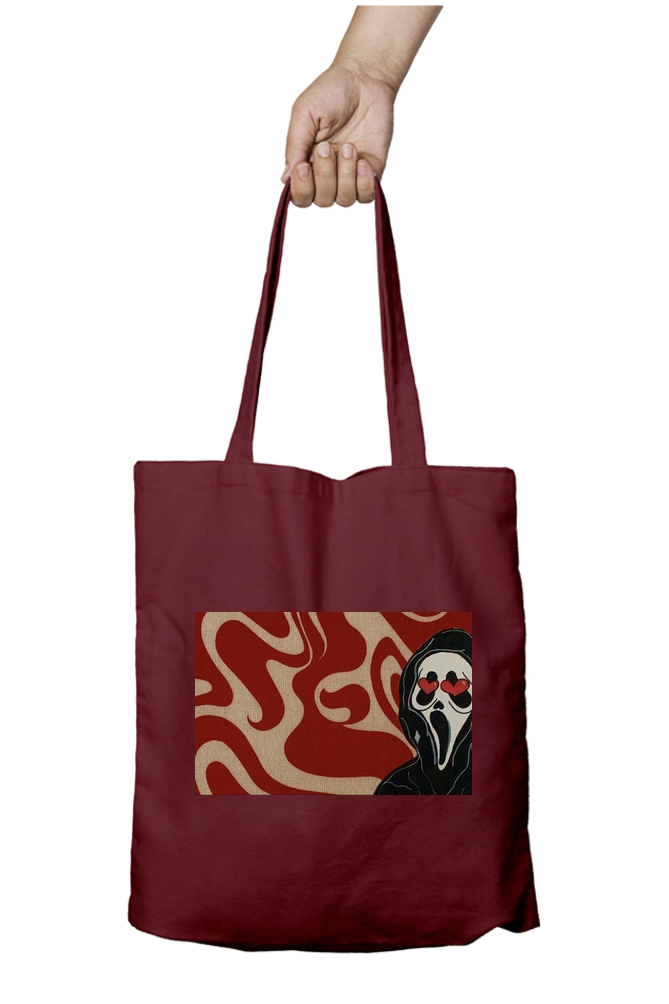 Scream Heart Eyes Tote Bag - Aesthetic Phone Cases - Culltique