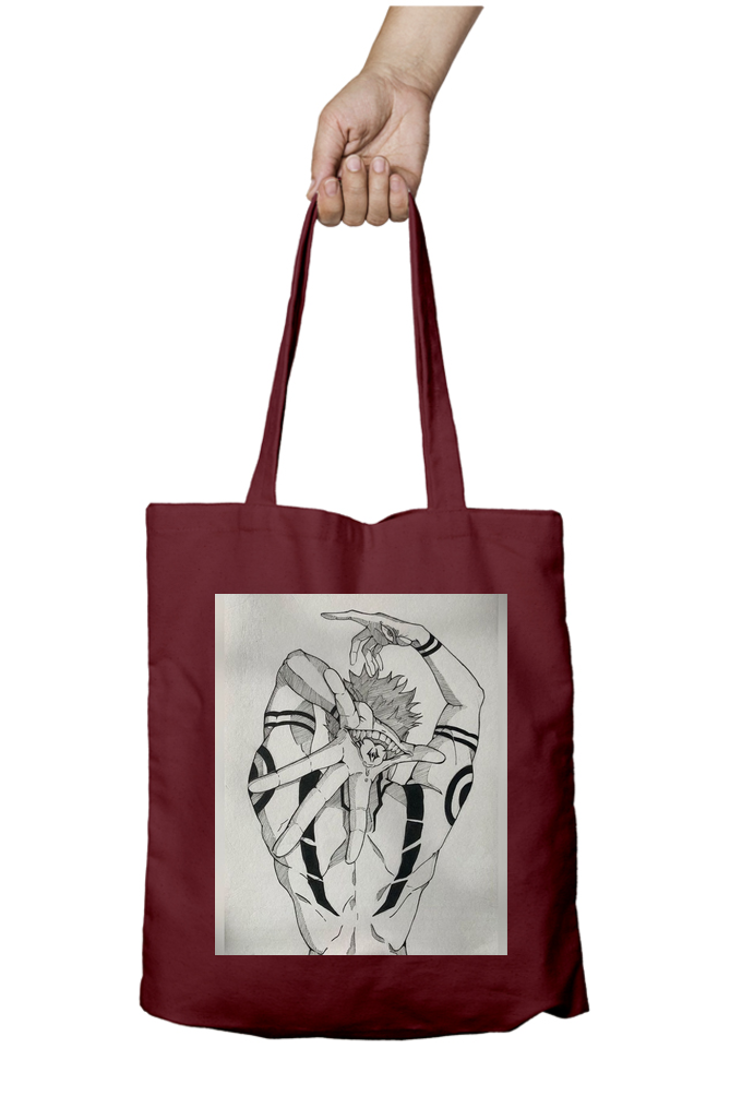 Jujutsu Kaisen Sukuna Tote Bag - Aesthetic Phone Cases - Culltique