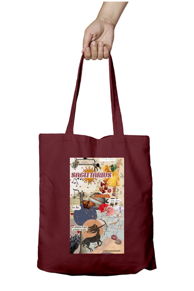 Sagittarius Zodiac Tote Bag - Aesthetic Phone Cases - Culltique