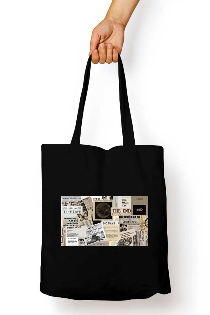 Scrapbooking Abstract Tote Bag - Aesthetic Phone Cases - Culltique