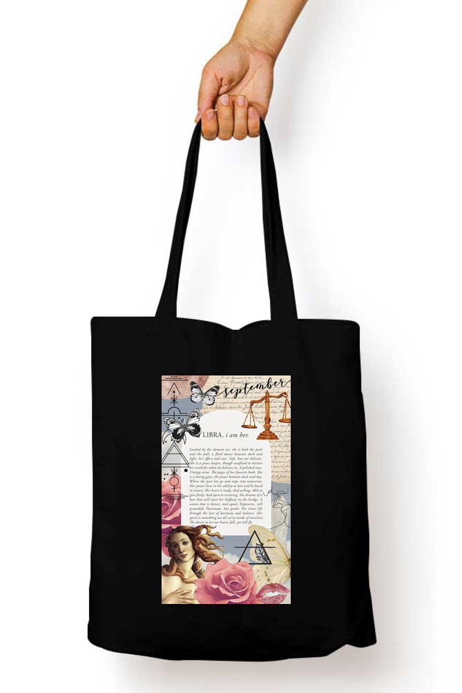 Libra Zodiac Tote Bag - Aesthetic Phone Cases - Culltique