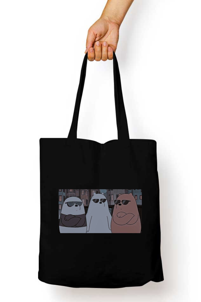 Bear Trio Anime Tote Bag - Aesthetic Phone Cases - Culltique