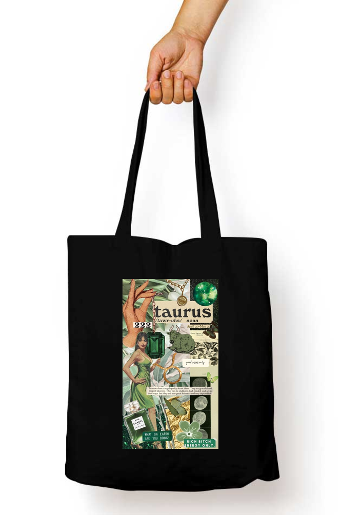 Taurus Zodiac Tote Bag - Aesthetic Phone Cases - Culltique