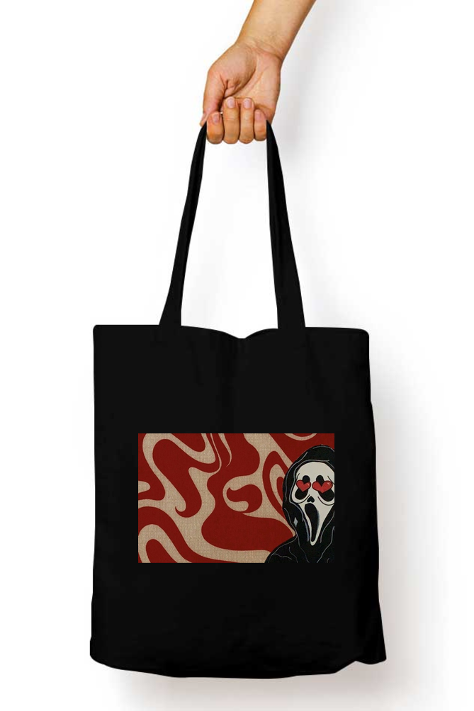 Scream Heart Eyes Tote Bag - Aesthetic Phone Cases - Culltique