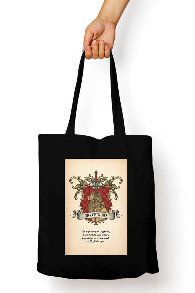 Harry Potter Gryffindor Sigil Tote Bag - Aesthetic Phone Cases - Culltique