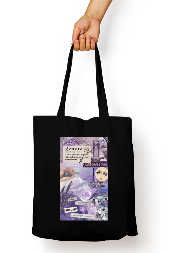 Gemini Zodiac Tote Bag - Aesthetic Phone Cases - Culltique