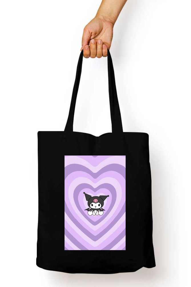 Kuromi Charm Tote Bag - Aesthetic Phone Cases - Culltique