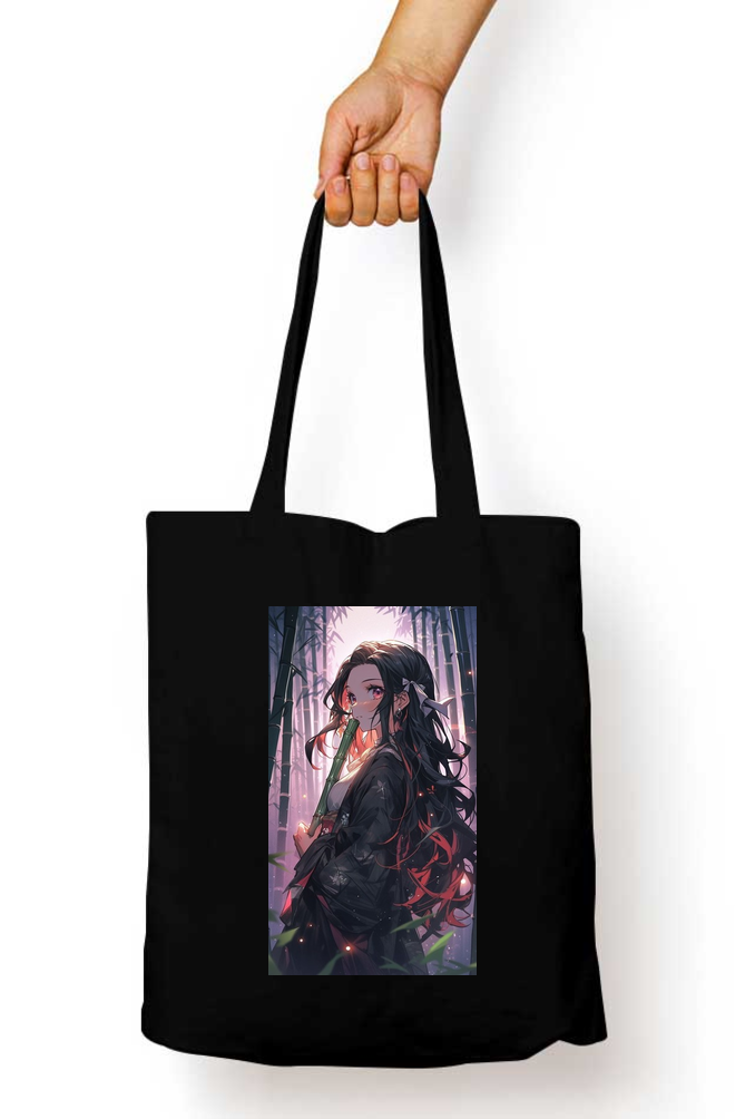 Demon Slayer Nezuko Anime Tote Bag - Aesthetic Phone Cases - Culltique