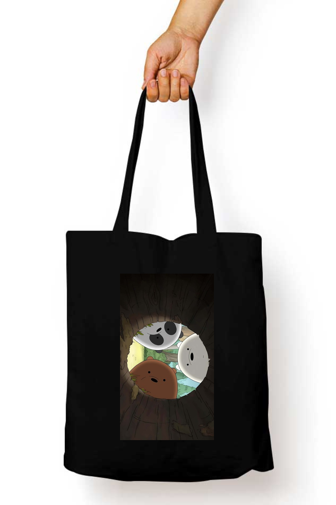 Into the Abyss Bear Trio Tote Bag - Aesthetic Phone Cases - Culltique
