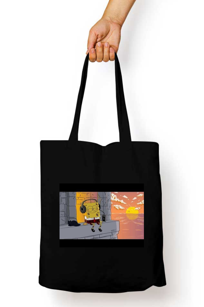 SpongeBob Pop Culture Tote Bag - Aesthetic Phone Cases - Culltique