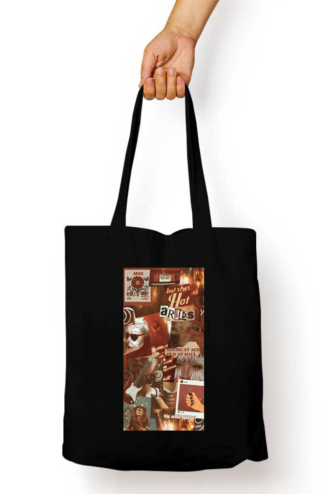 Aries Zodiac Tote Bag - Aesthetic Phone Cases - Culltique