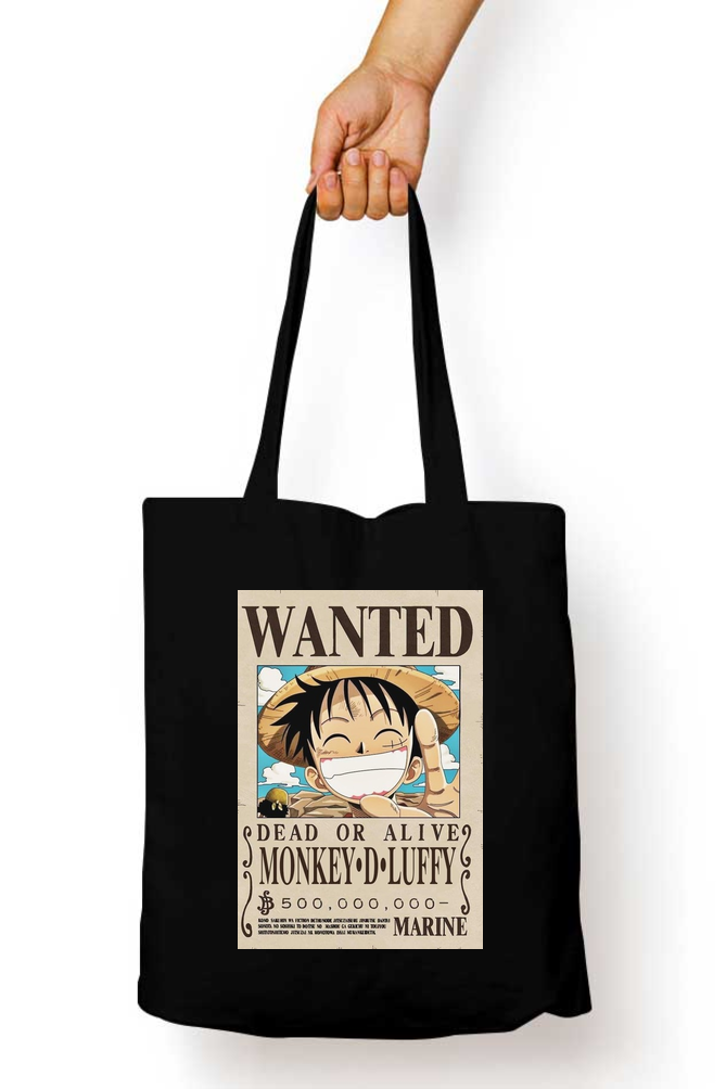 One Piece Monkey D. Luffy Bounty Tote Bag - Aesthetic Phone Cases - Culltique