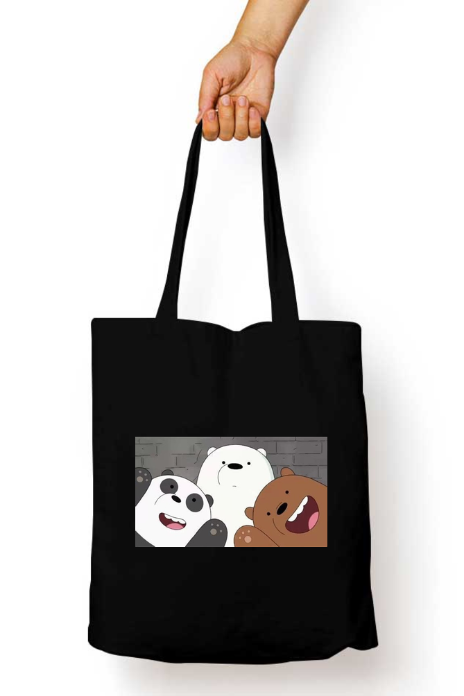 Three Bears Trio Anime Tote Bag - Aesthetic Phone Cases - Culltique