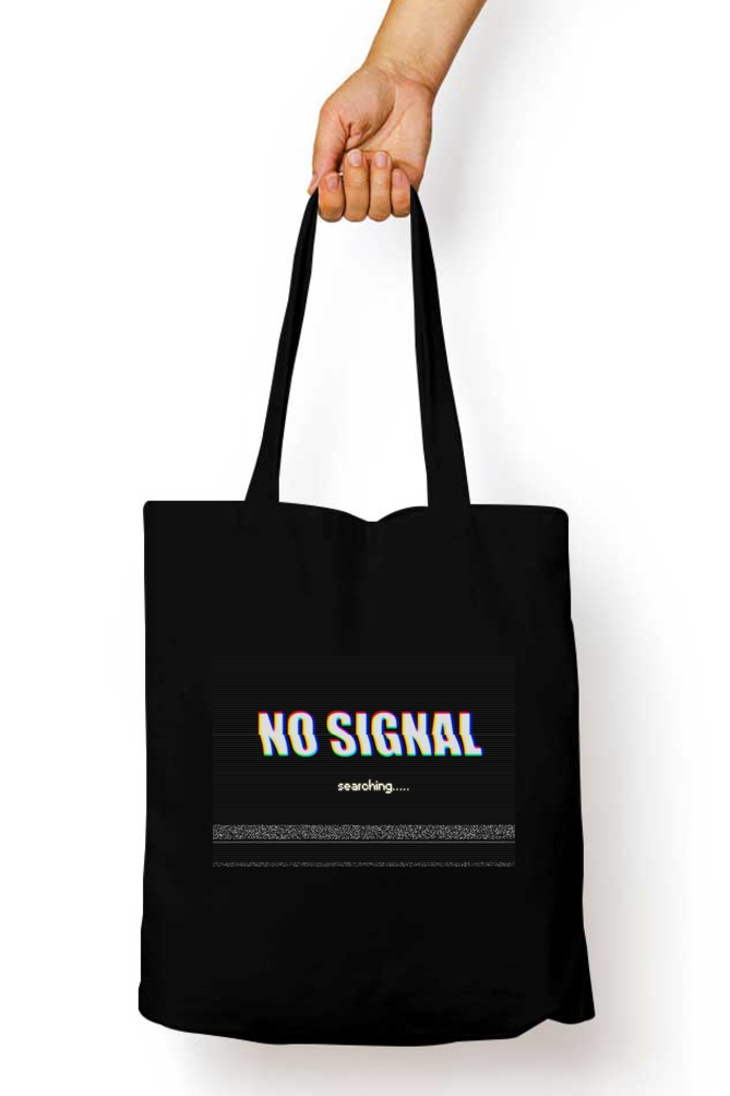No Signal Abstract Tote Bag - Aesthetic Phone Cases - Culltique