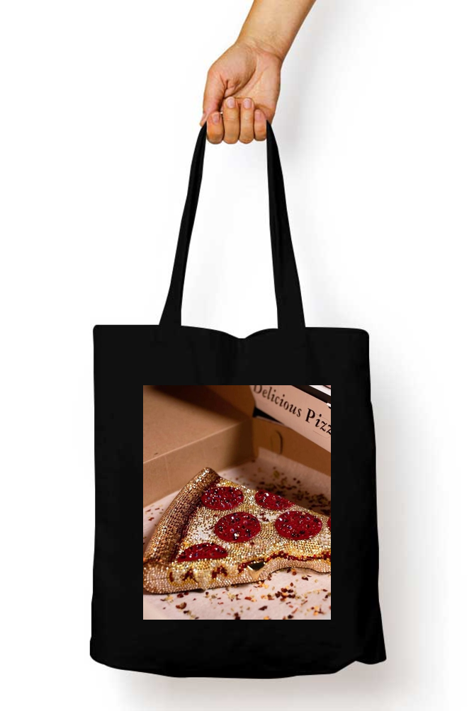 Dazzle Slice Diamond Encrusted Pizza Tote - Aesthetic Phone Cases - Culltique
