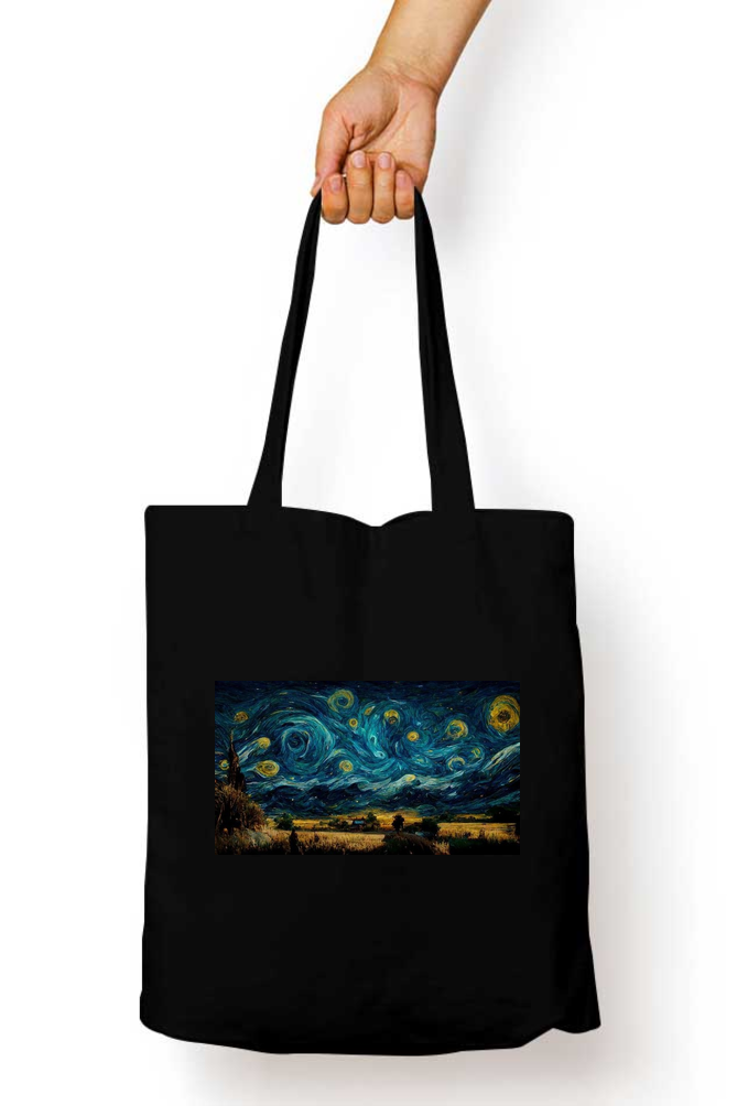 Starry Night Abstract Tote Bag - Aesthetic Phone Cases - Culltique