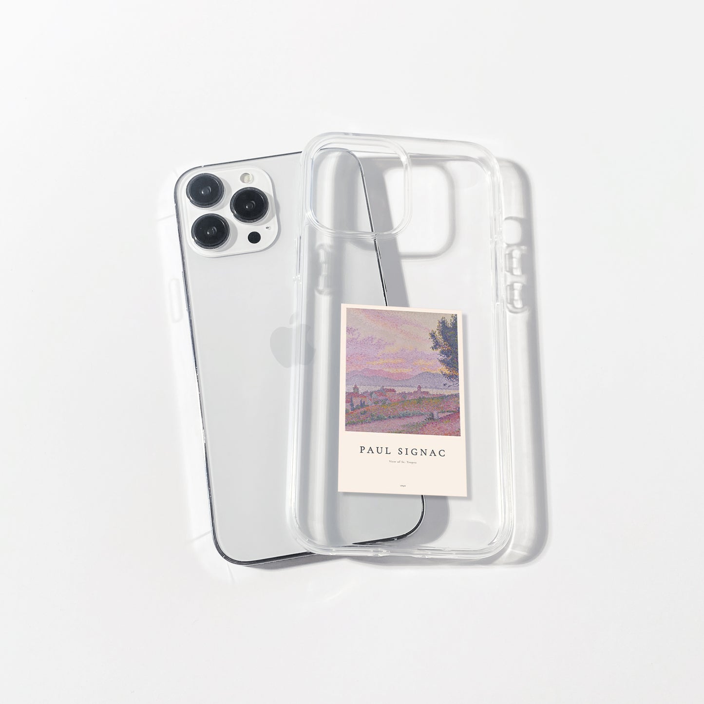 Paul Signac Trope Polaroid Aesthetic Silicone Clear Case