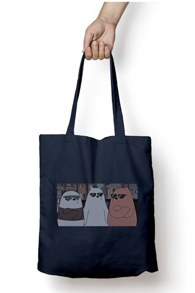 Bear Trio Anime Tote Bag - Aesthetic Phone Cases - Culltique