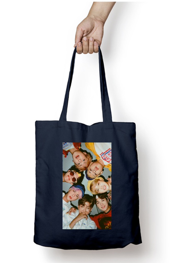 BTS Group Hug Kpop Tote Bag - Aesthetic Phone Cases - Culltique