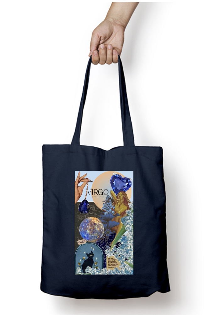 Virgo Zodiac Tote Bag - Aesthetic Phone Cases - Culltique