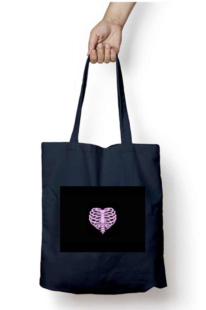 Heart Ribcage Tote Bag - Aesthetic Phone Cases - Culltique