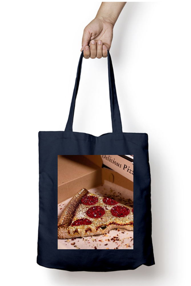 Dazzle Slice Diamond Encrusted Pizza Tote - Aesthetic Phone Cases - Culltique