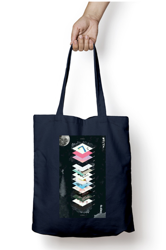 BTS Album Stack Kpop Tote Bag - Aesthetic Phone Cases - Culltique